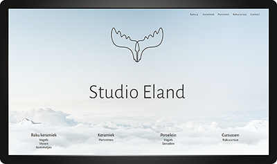 webdesign Studio Eland homepage
