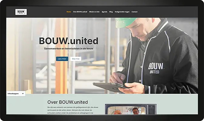 Webdesign BOUW.united
